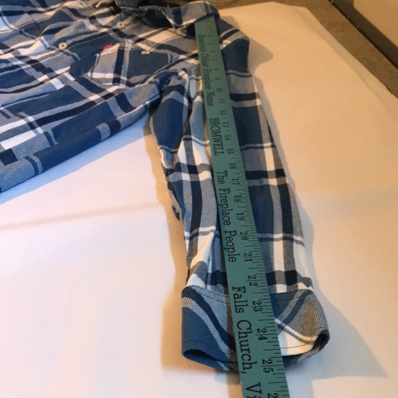 Levi’s plaid long sleeve button down shirt size Large boys - Picture 7 of 10